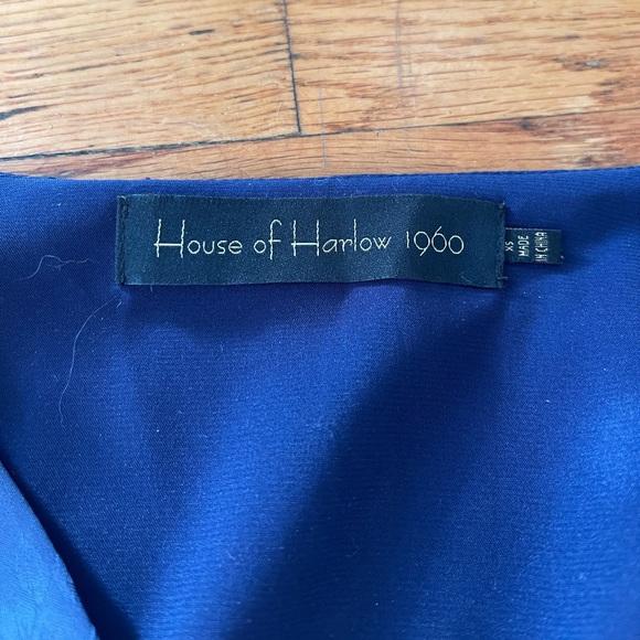 House of Harlow navy floral jumpsuit - Picture 5 of 5